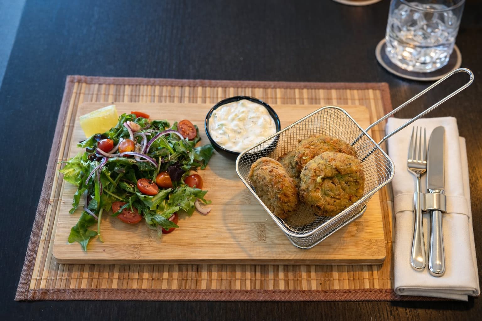 Frisches vegetarisches Gericht