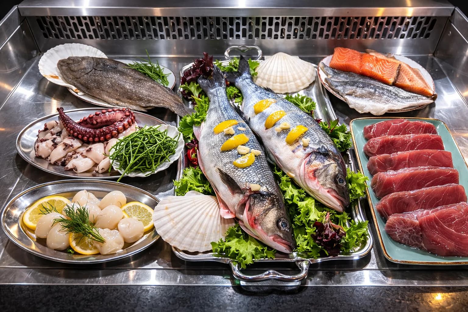 Meeresfrüchte Vielfalt