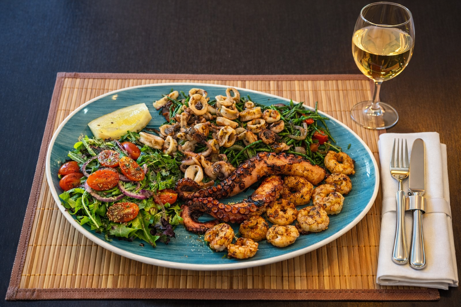 Fischgericht als Spezialität des Hauses