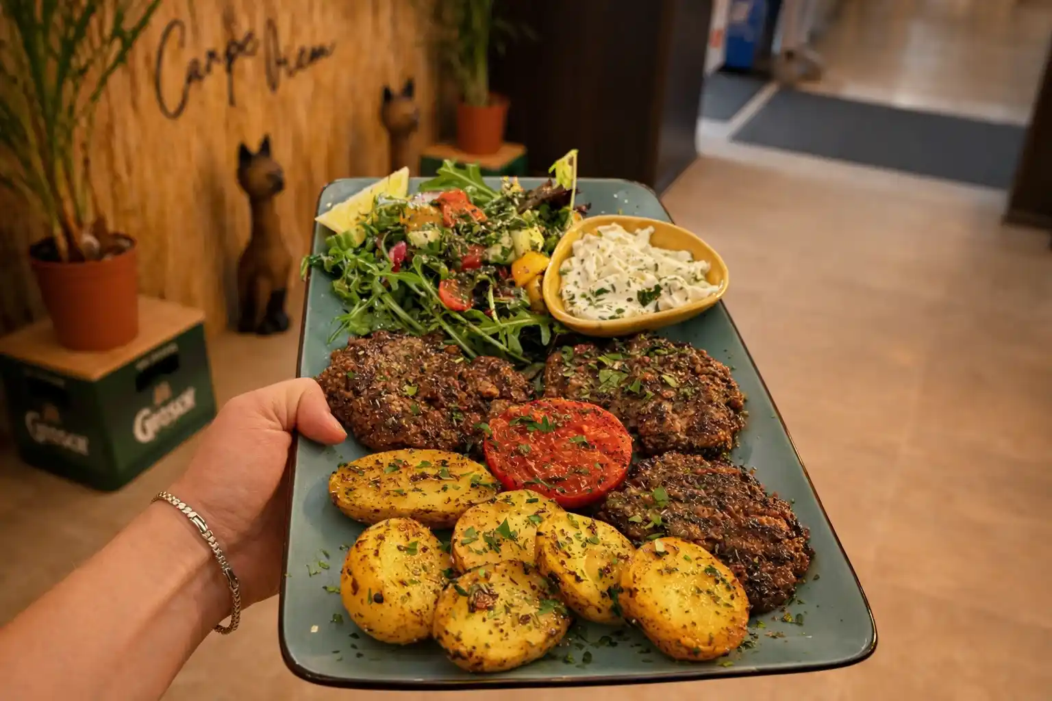 Hausgemachte Fleischspezialität aus der Küche